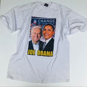 Rare Joe Biden Obama Change t-shirt XXL